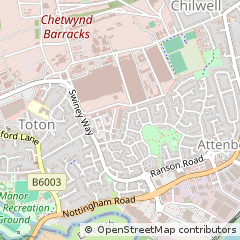 Map of Nottingham