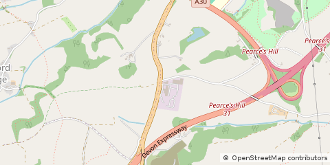 Map of Exeter, Devon