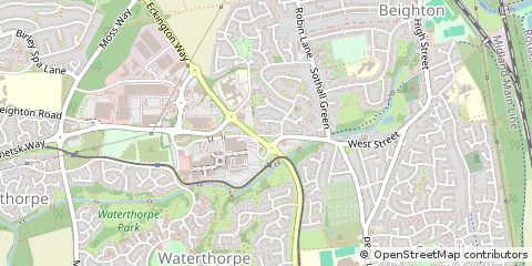 Map of Sheffield