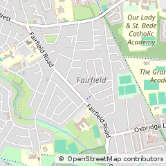 Map of Stockton-on-Tees, Durham