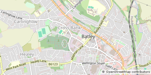 Map of Batley