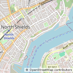 Map of North Shields