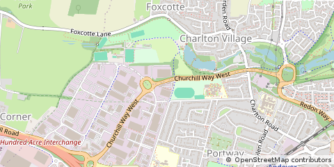 Map of Andover, Hampshire
