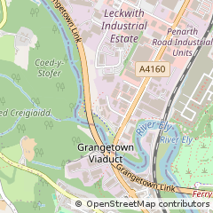 Map of Cardiff