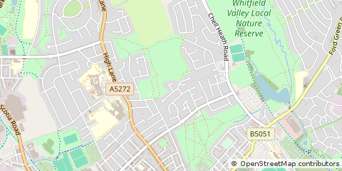 Map of Stoke-on-Trent, Staffordshire