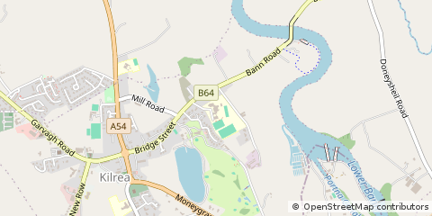 Map of Coleraine, County Londonderry