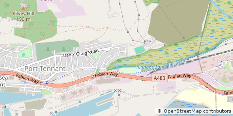 Map of Swansea