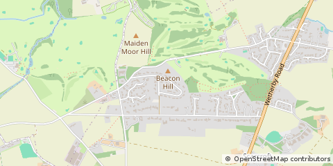 Map of Leeds, West Yorkshire