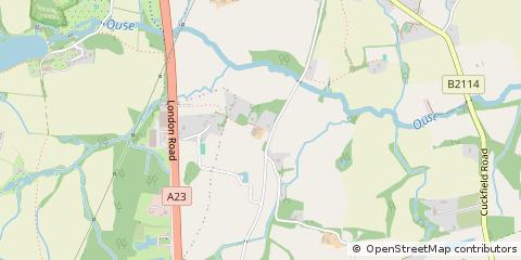 Map of Staplefield, West Sussex