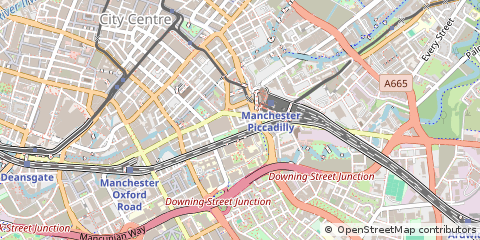 Map of Manchester