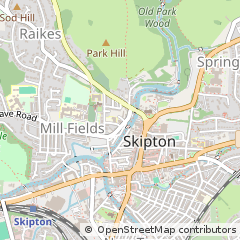 Map of Skipton, North Yorkshire