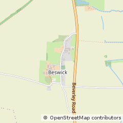Map of Beswickk, East Yorkshire