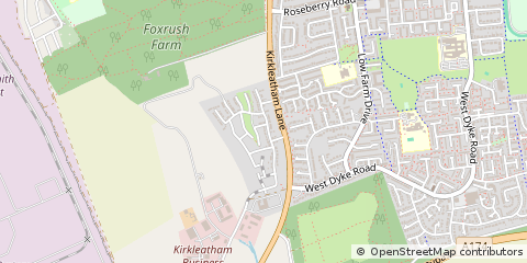 Map of Redcar, North Yorkshire