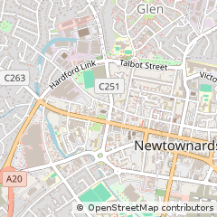 Map of Newtownards, County Down