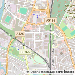Map of Leicester