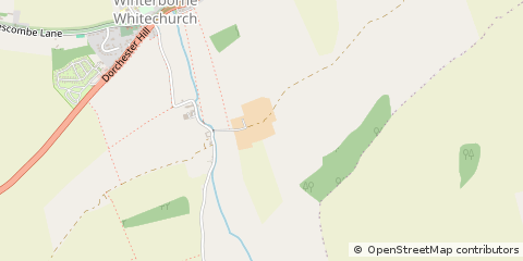 Map of Blandford Forum, Dorset