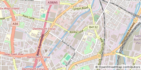 Map of Birmingham