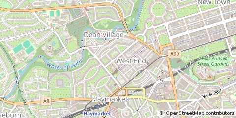 Map of Edinburgh