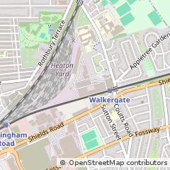 Map of Newcastle Upon Tyne