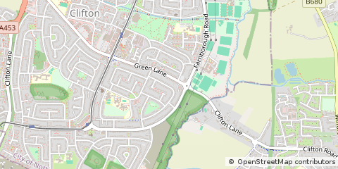 Map of Nottingham