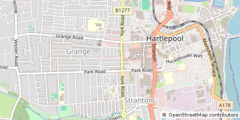 Map of Hartlepool