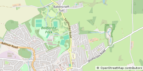 Map of Bathgate, West Lothian