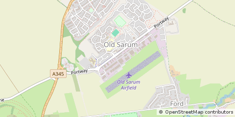 Map of Salisbury, Wiltshire