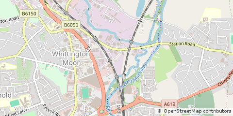 Map of Chesterfield