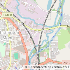 Map of Chesterfield