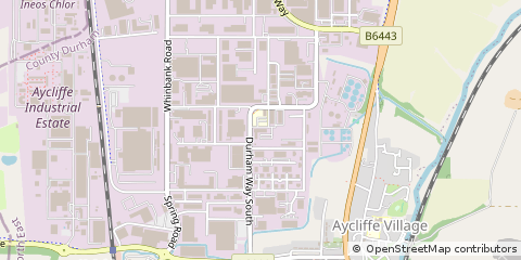 Map of Aycliffe Business Park, Newton Aycliffe