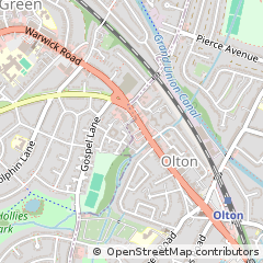 Map of Solihull