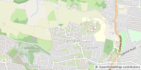 Map of Swansea