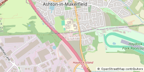 Map of Newton-LE-Willows