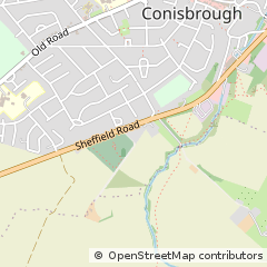 Map of Doncaster, S Yorks