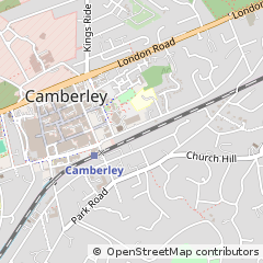 Map of Camberley