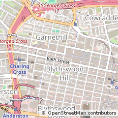 Map of Glasgow, City of Glasgow