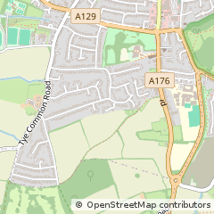 Map of Billericay, Essex