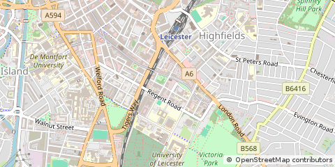 Map of Leicestershire