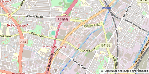 Map of Birmingham