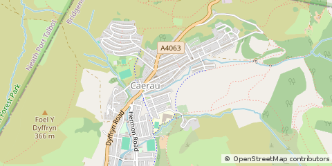 Map of Maesteg