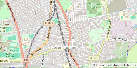 Map of Manchester
