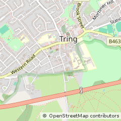 Map of Tring, Hertfordshire