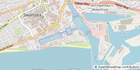Map of Swansea