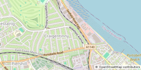 Map of Edinburgh