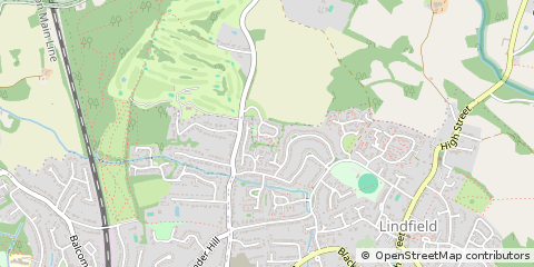 Map of Lindfield