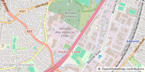 Map of Belfast