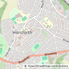 Map of Leeds, West Yorkshire