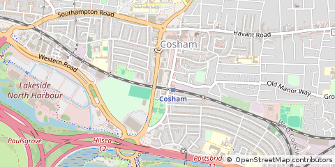Map of Portsmouth, Hampshire
