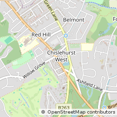 Map of Chislehurst