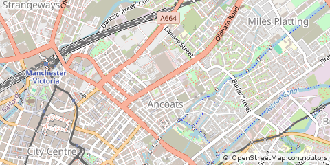 Map of Manchester